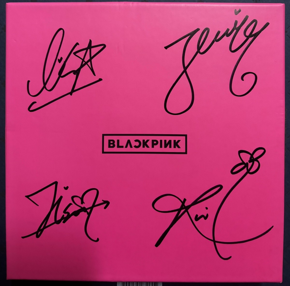 BLACKPINK Japan Debut Single All Member Autographed Signed Album