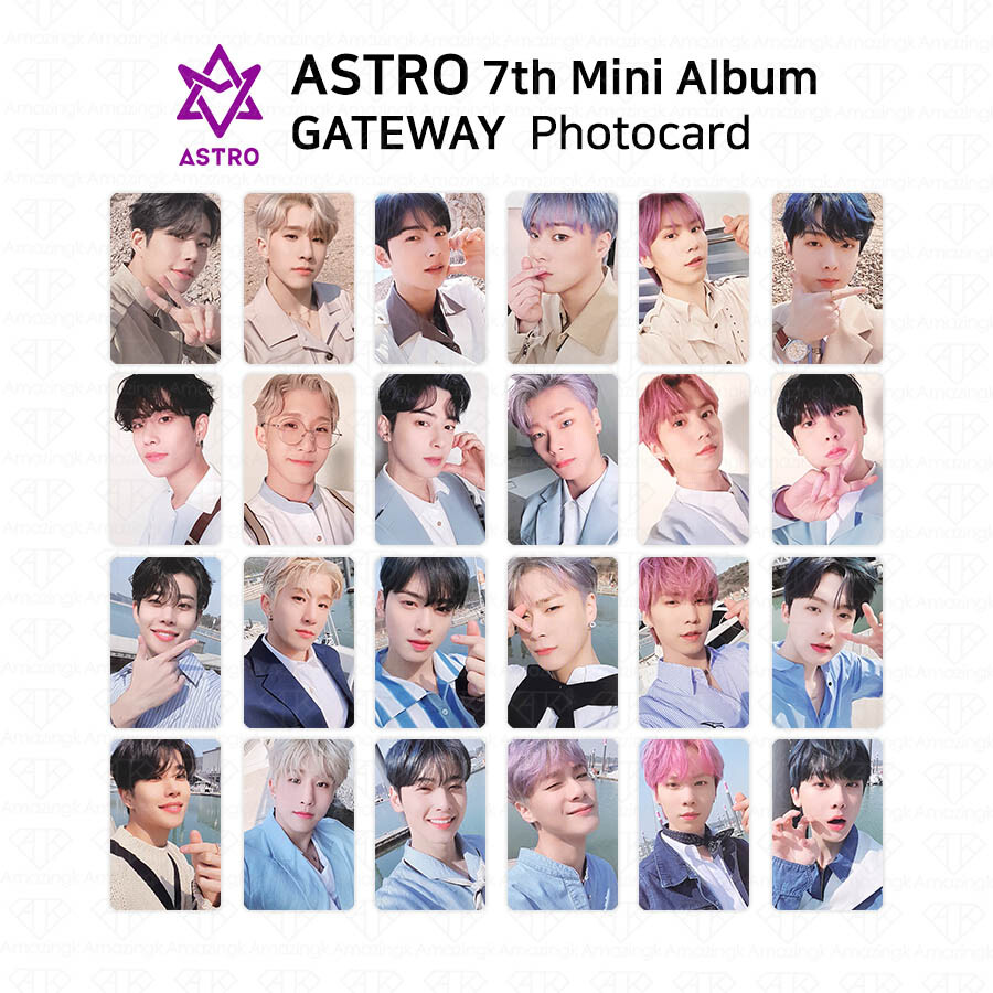 ASTRO 7th Mini Album Gateway Photocard Eunwoo Moonbin Rocky Sanha