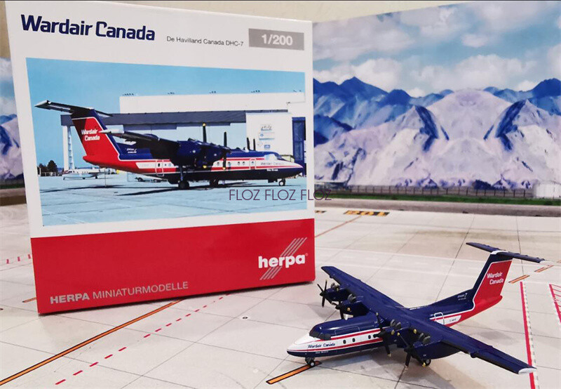 for Herpa for Wardair Canada De Havilland Canada for DHC-7 C-GXVF