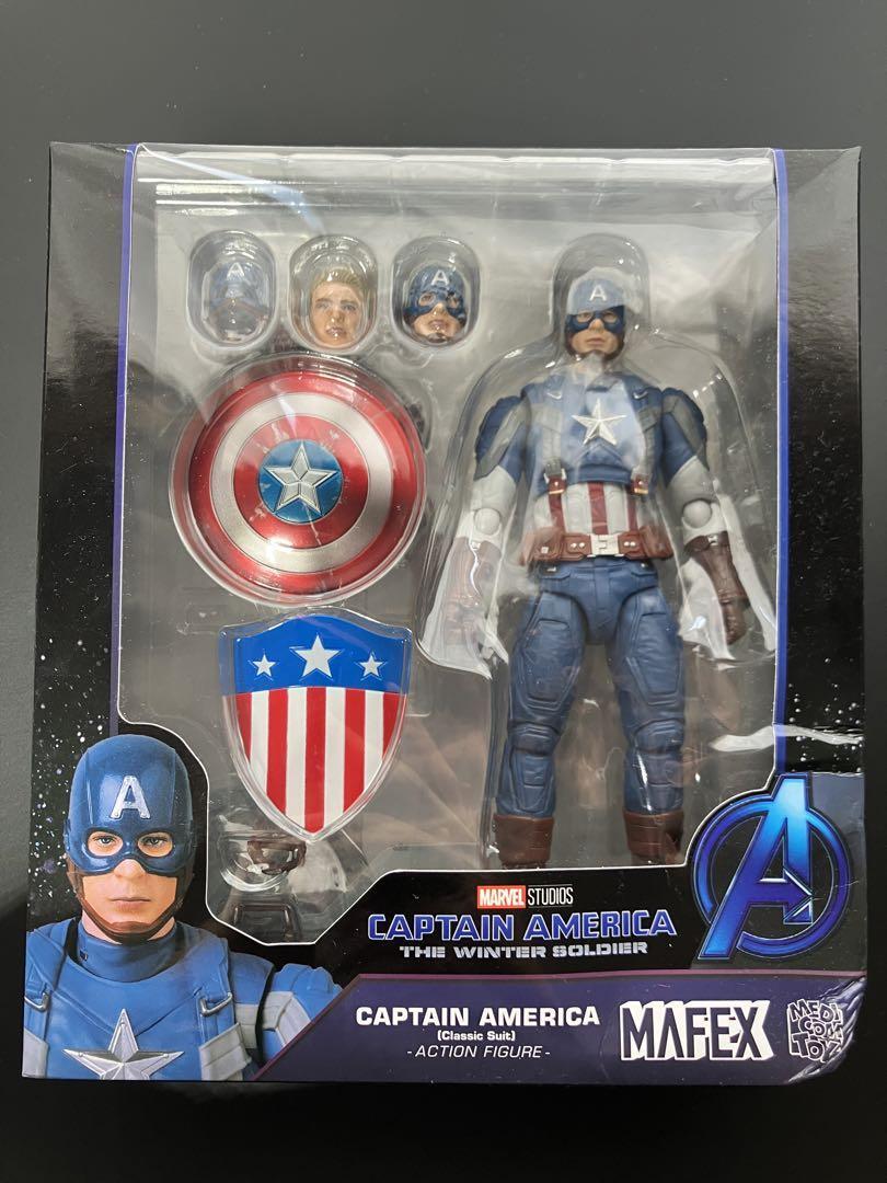 MAFEX Captain America Winter Solder Medicom Toy Action Figure | eBay