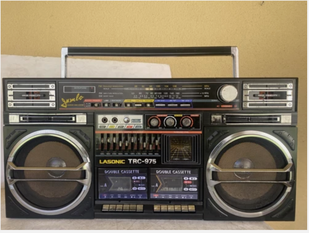 Vintage Boombox Lasonic TRC-975 TRC975 Radiorecorder Casette **FOR