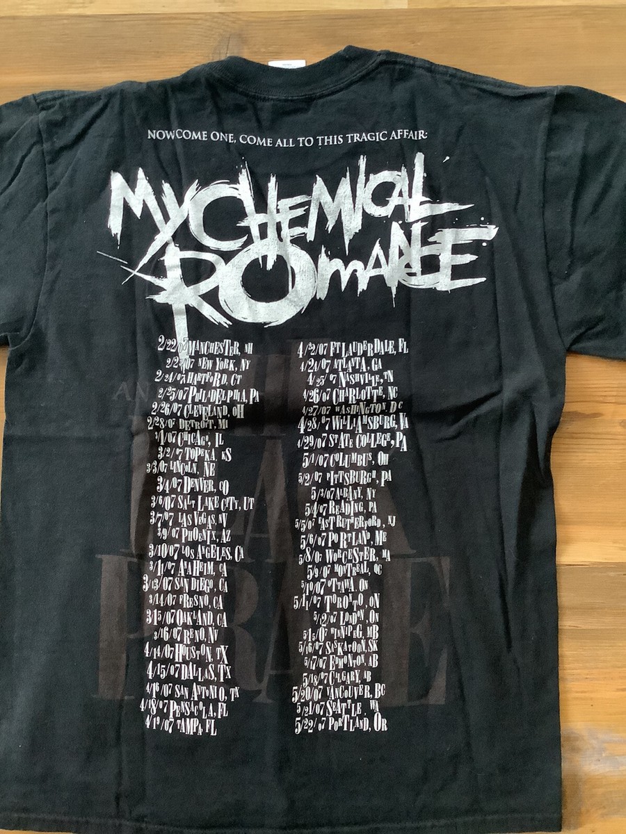 My Chemical Romance the Black Parade tour 2007 concert promo shirt