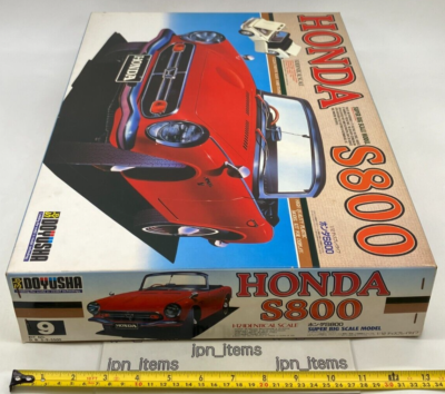 Doyusha 1/12 Plastic Model Kit Honda S800 Display Unassembled