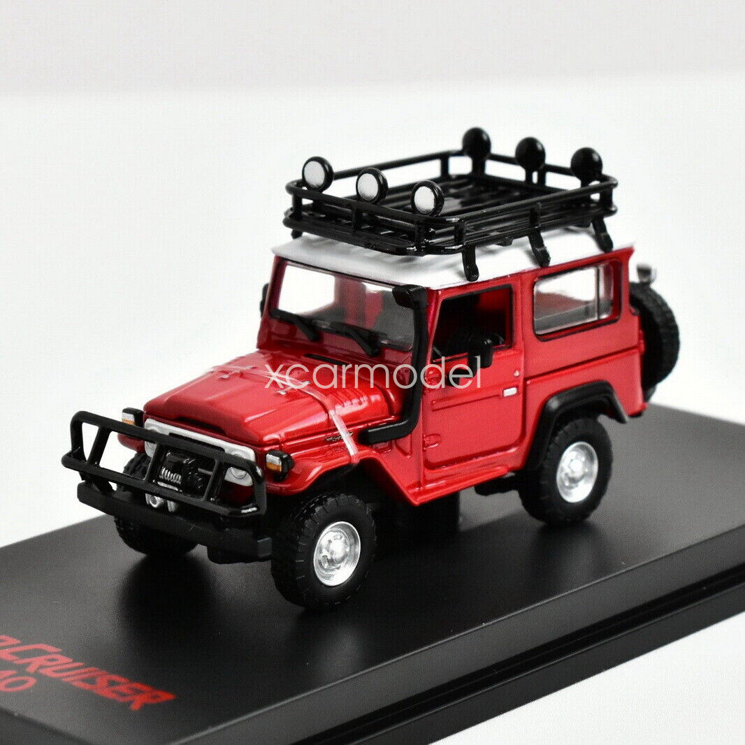 HobbyFans 1/64 Scale Toyota Land Cruiser FJ40 Red1 Diecast Car Toy