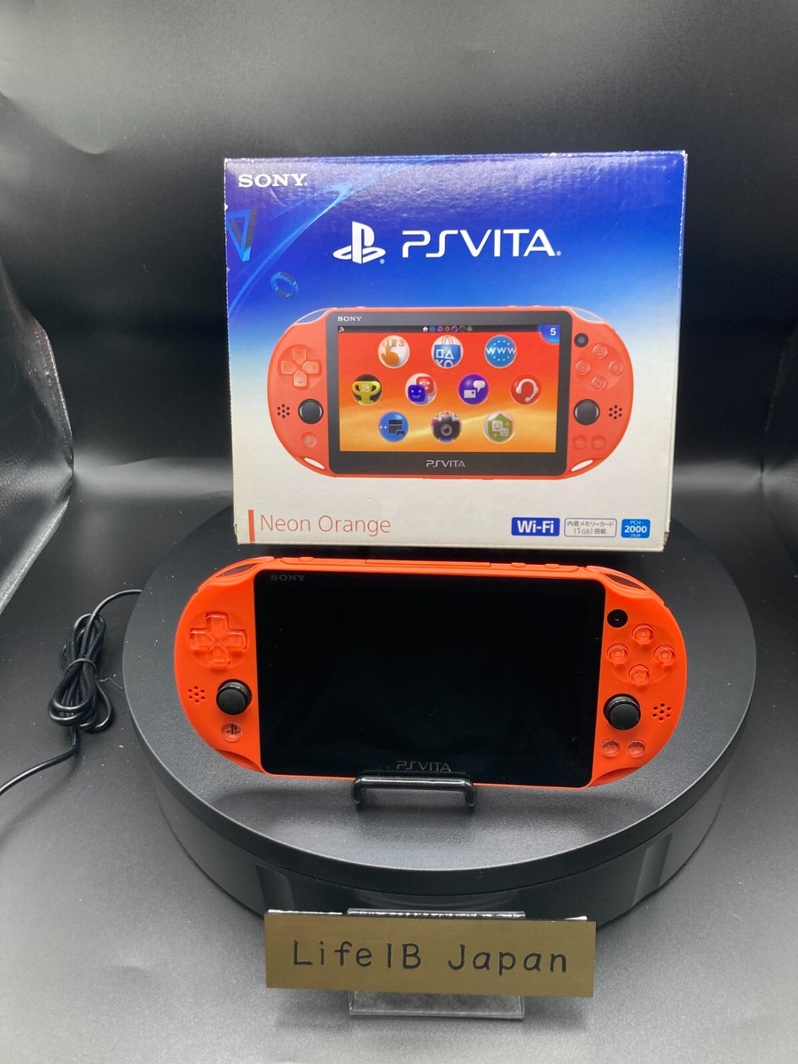 Sony PlayStation PS Vita PCH-2000 Neon Orange Wi-Fi Console Slim