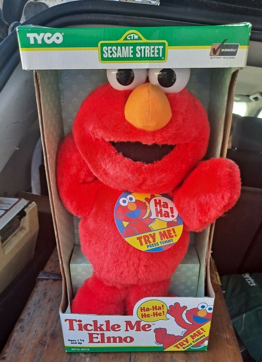 Tyco Original Tickle Me Elmo Doll 1996 Vintage Sesame Street | eBay