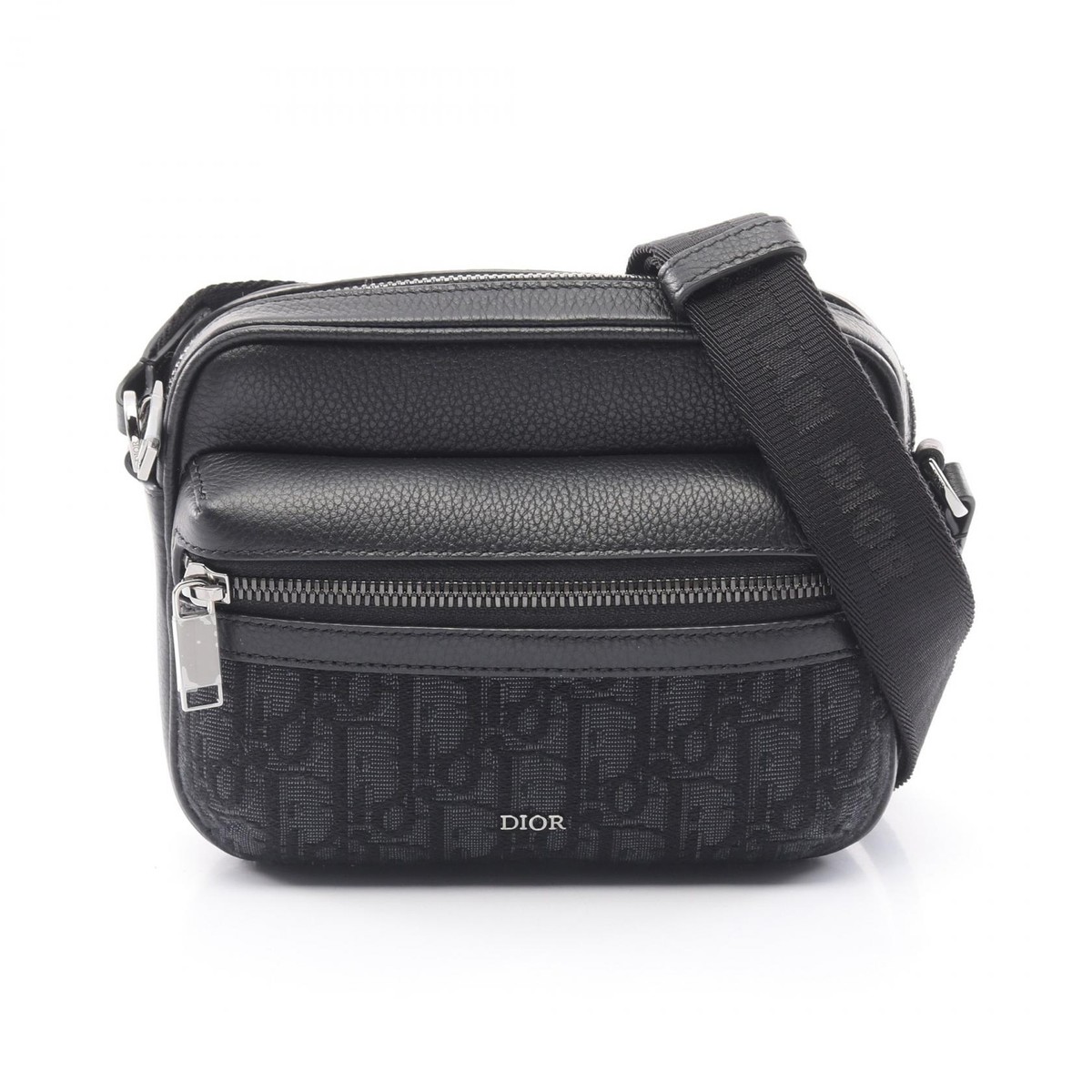 Dior Rider 2.0 Zip Messenger Mini Oblique Jacquard Shoulder Bag