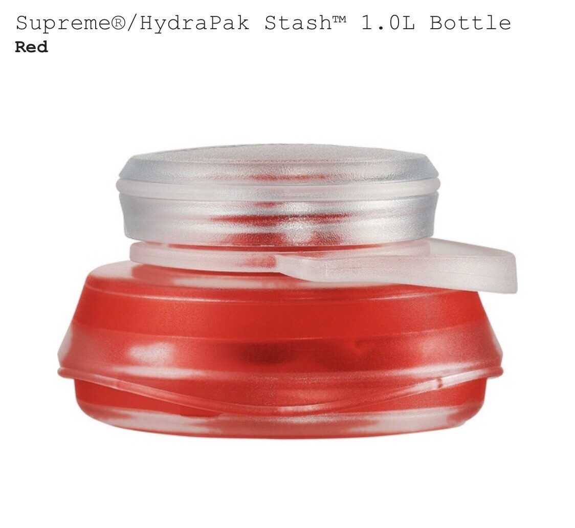 Supreme®/HydraPak Stash™ 1.0L Bottle Style: Red | eBay