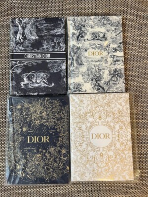 Notebook a set of 4 NEW Authentic Journal novelty Christian Dior