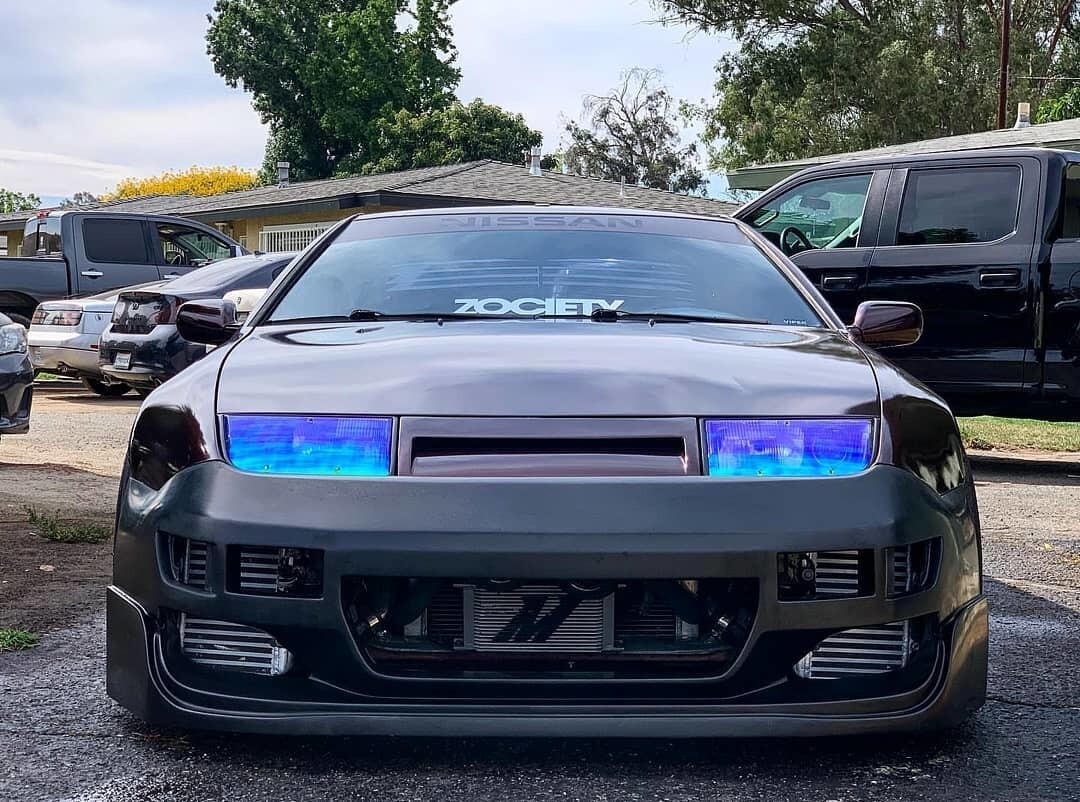 KBD Body Kits PMZ-K V2 1 Piece Front Bumper For Nissan 300ZX 1990