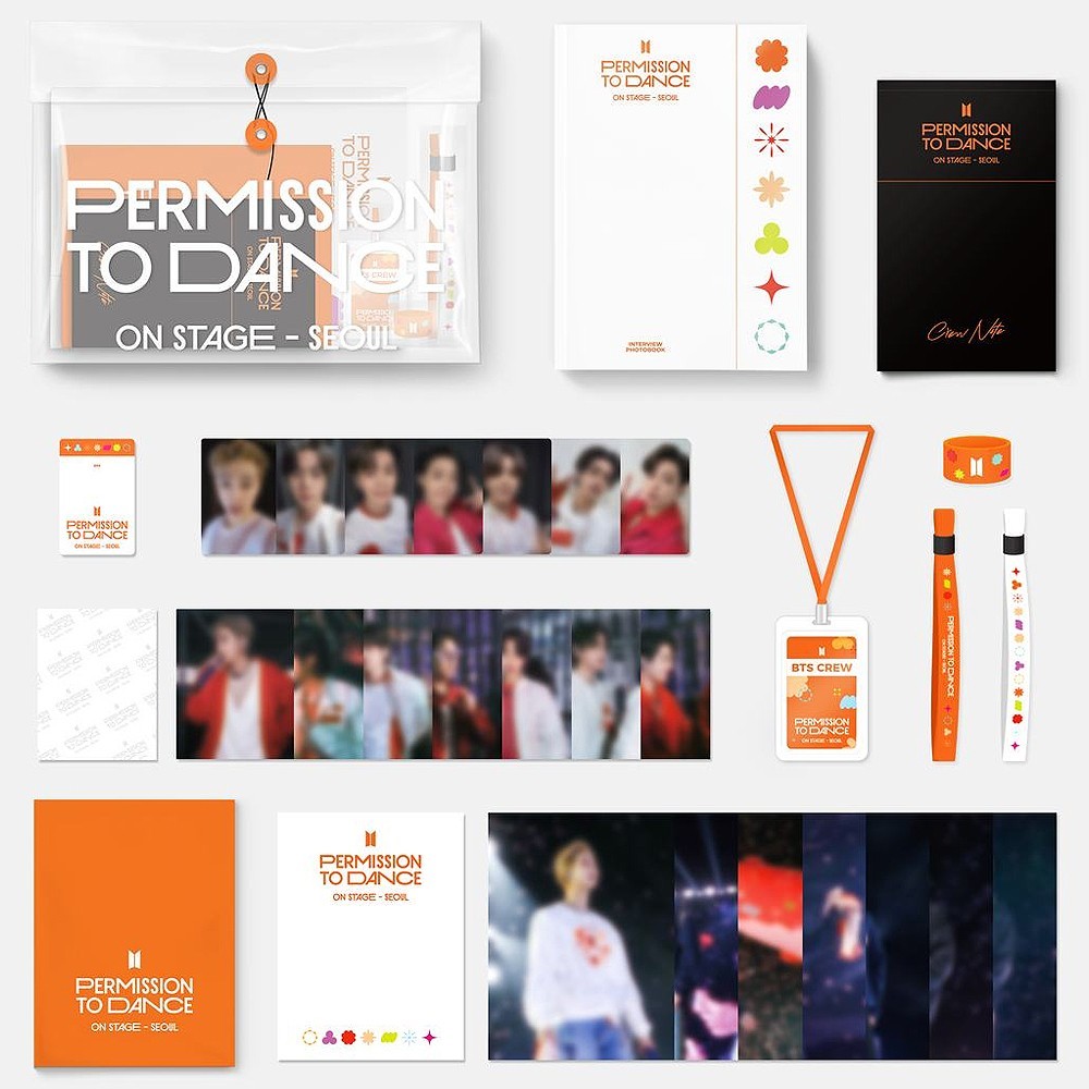 BTS PERMISSION TO DANCE ON STAGE-SEOUL(DIGITAL CODE)/Book+7 Photo+