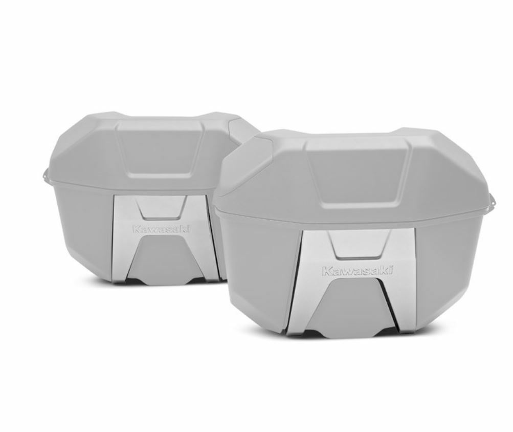 22-25 Genuine Kawasaki KLR 650 21 Liter Side Cases and Color
