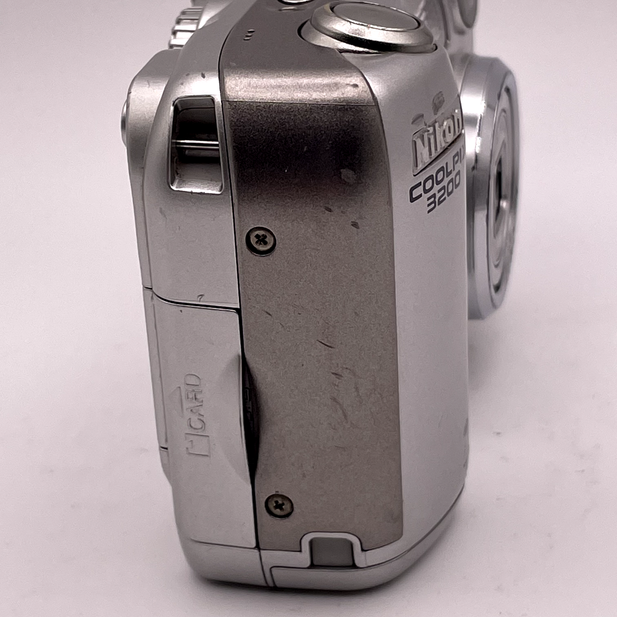 Nikon COOLPIX 3200 3.2MP Digital Camera – Silver – Does Not Turn