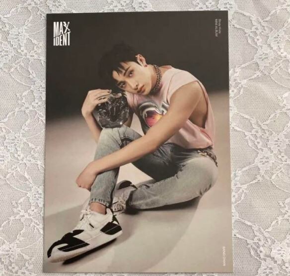 Stray Kids Bang chan Maxident JPN Limited Official Mini Poster New