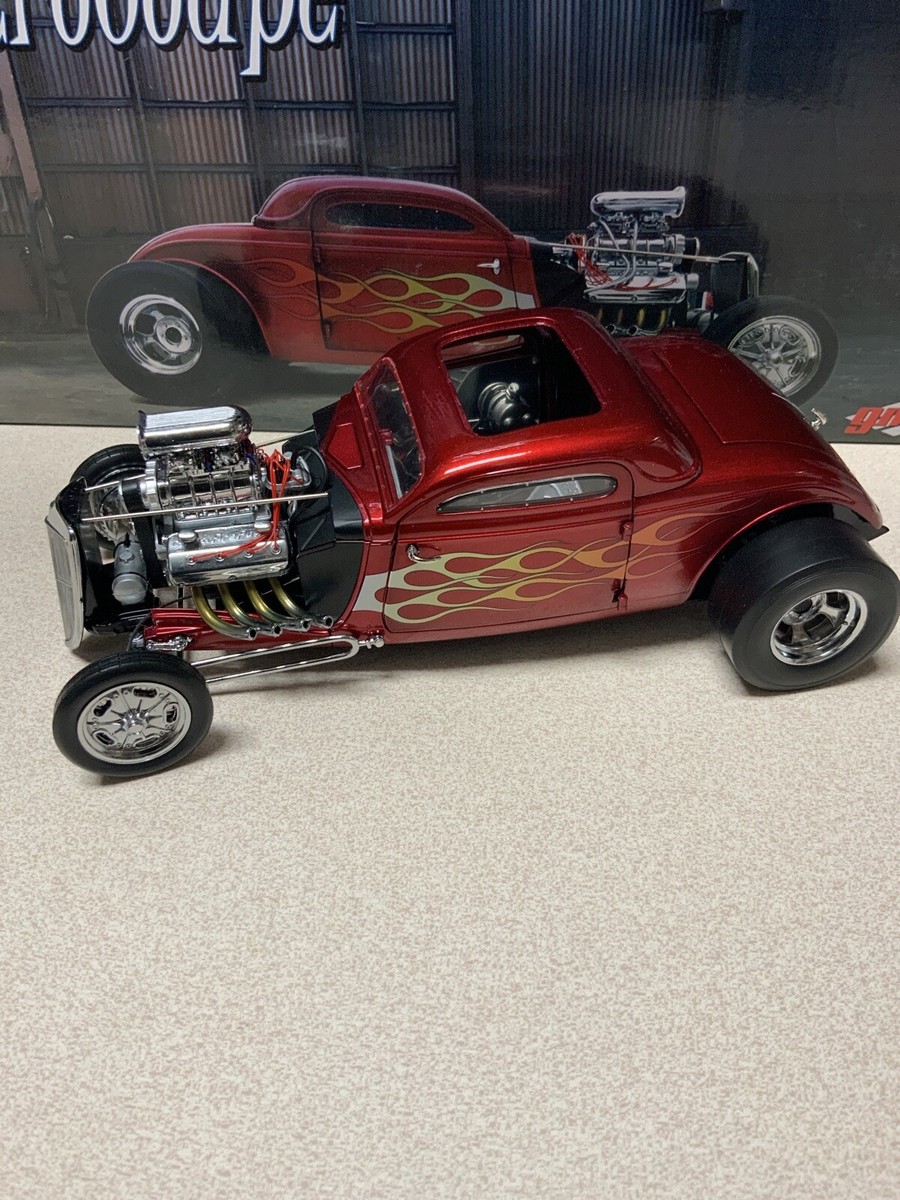 1/18 GMP 1932 Nitro Coupe Altered Drag Coupe Candy Apple Red 18816