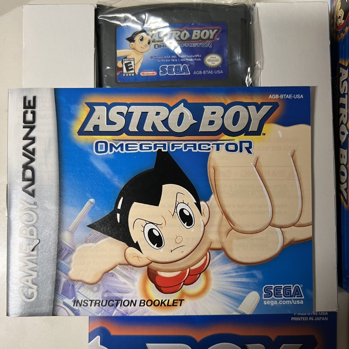 ASTRO BOY OMEGA FACTOR Gameboy Advance Game Boy GBA 100% CIB