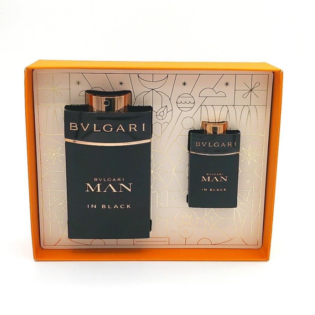 Bvlgari MAN IN BLACK 2 Pcs Christmas Set EDT 100 ml + 15 ml *NEW