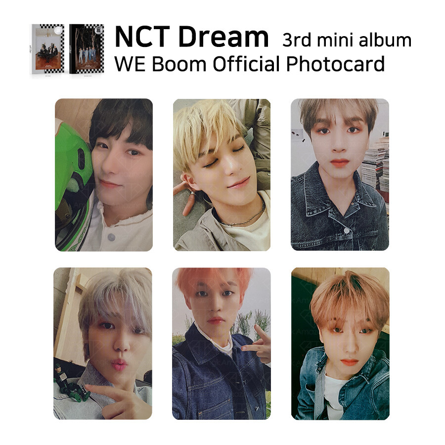 NCT DREAM 3rd mini album WE BOOM Official Photocard Member SET