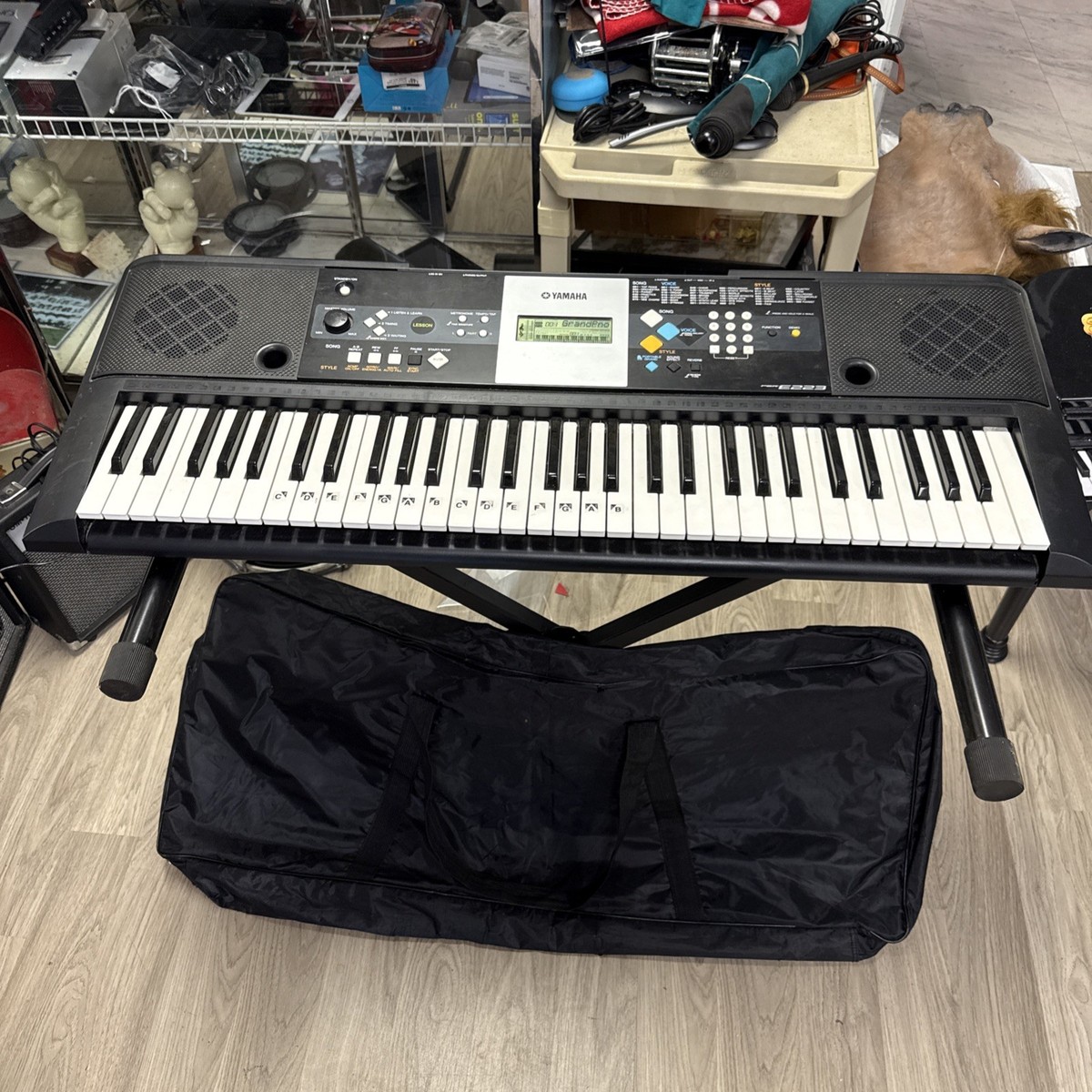 Yamaha PSR-E223 61 Keys Portable Electronic Keyboard - With Stand