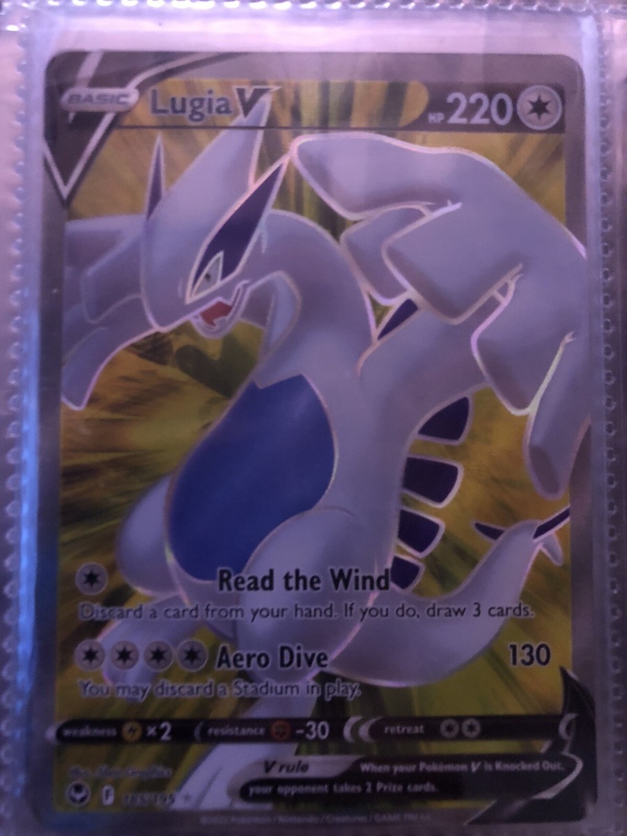 Lugia V - 185/195 Pokemon TCG Silver Tempest Ultra Rare | eBay