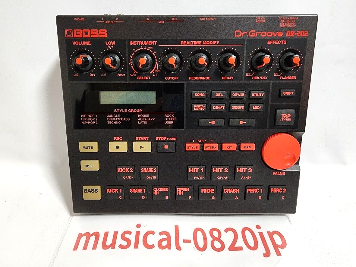 Boss DR-202 Dr.Groove Rhythm Drum machine | eBay