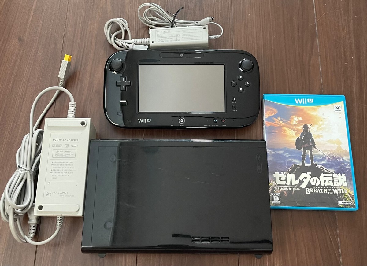 Nintendo Wii U console and legend of Zelda Breath of the wild. | eBay