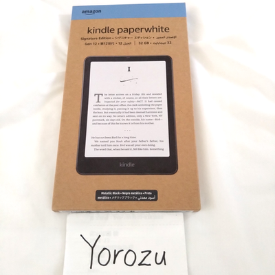 Amazon Kindle Paperwhite Signature Edition Metallic Black 32 GB