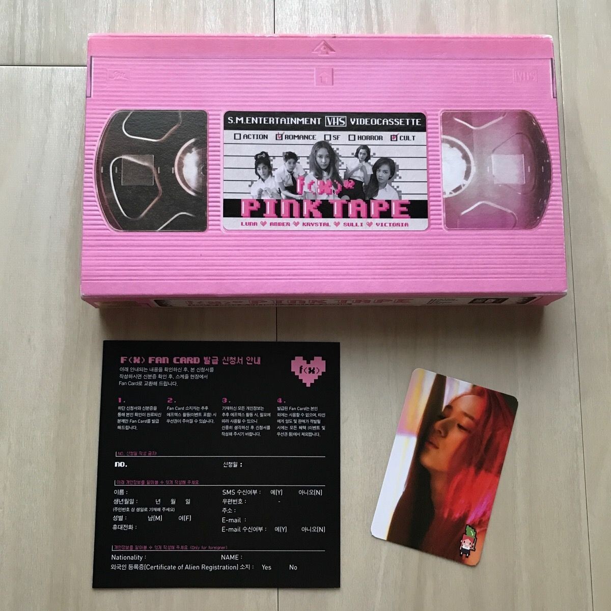 f(x) Pink Tape アルバム CD ソルリ ジンリ トレカ カード F(X) PINK