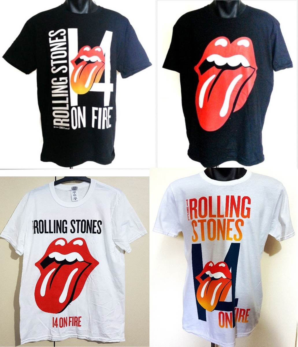T-SHIRT : ROLLING STONES - 14 ON FIRE Concert Tour 2014