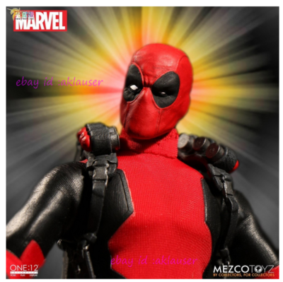 Mezco Toyz 1/12 Marvel Deadpool Action Figure Toy Model In Stock