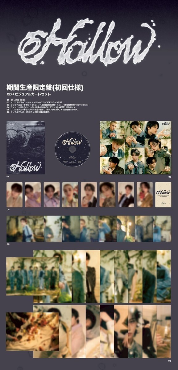 Hollow [Set of all 4 types] StrayKids JAPAN FC Limited CD Album