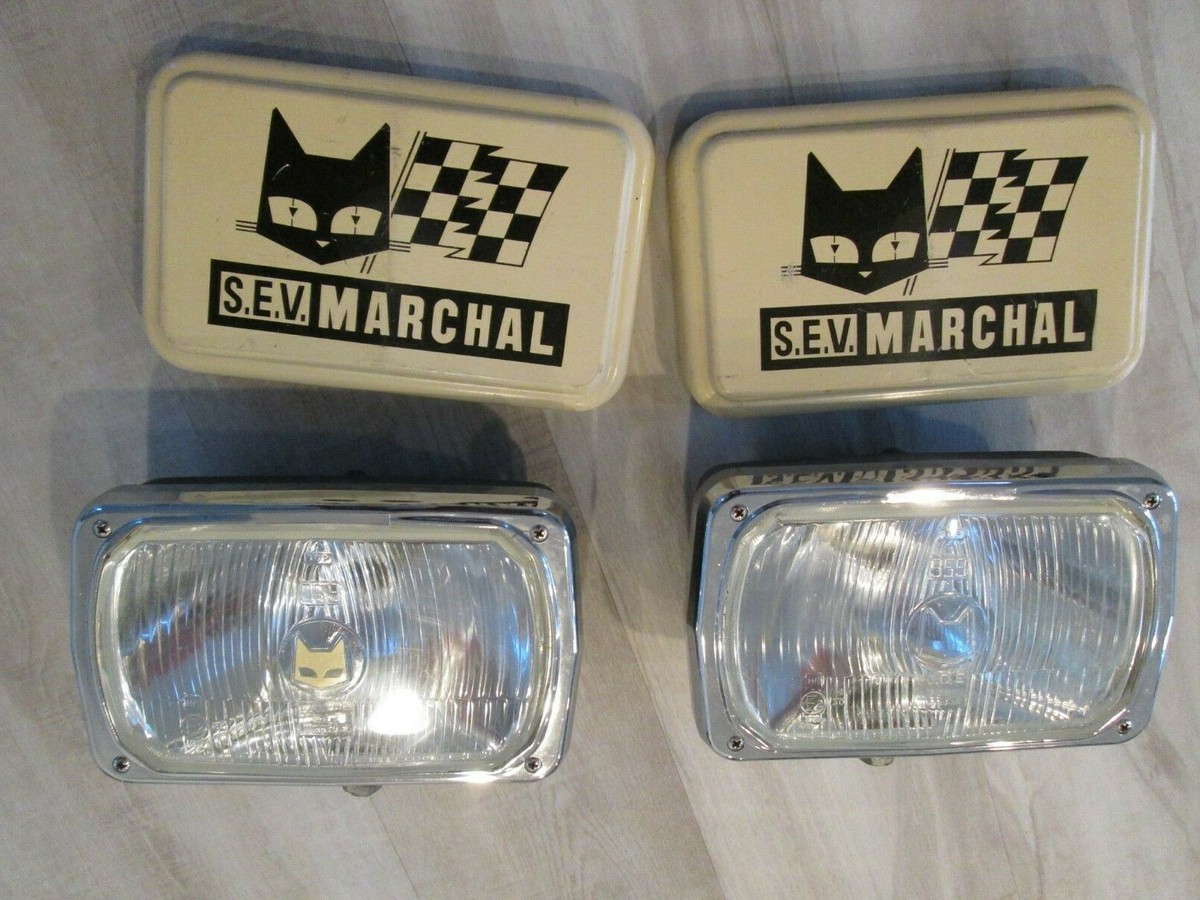 S.E.V. 959 Marchal Vintage Driving Fog Lights & White Marchal