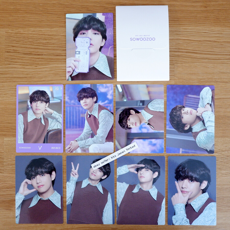 BTS V SOWOOZOO 2021 Official Mini Photocard SET 8card + 1Special