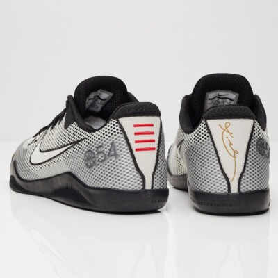 Nike Kobe 11 XI Quai 54 BLACK Mamba METALLIC GOLD GREY 869600-010