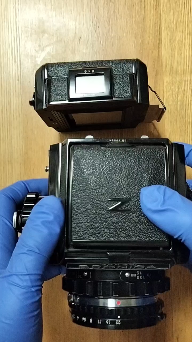 Late Model [N MINT] Zenza Bronica S2 S2A Film Camera Nikkor-P.C