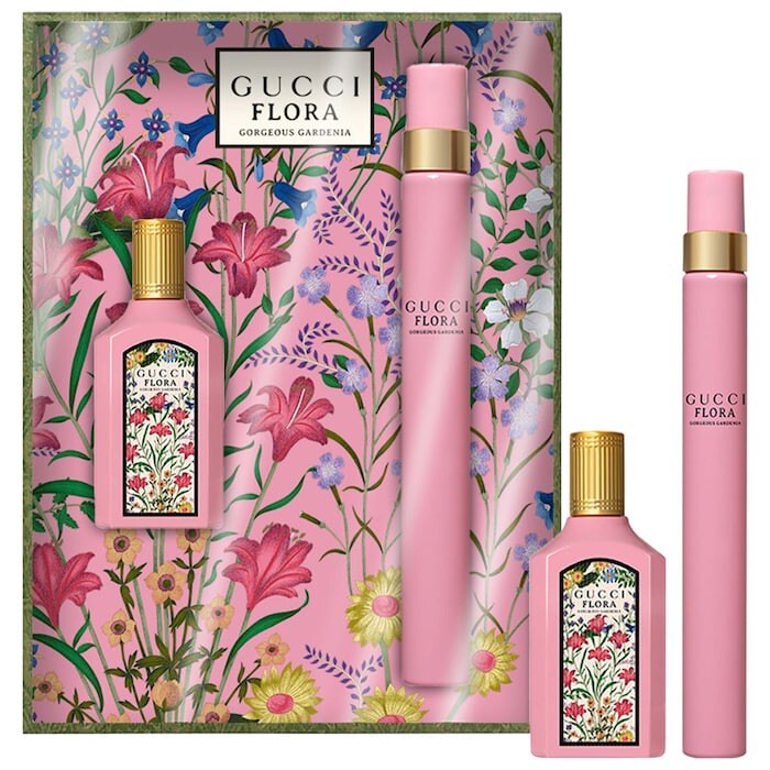 Gucci Flora Gorgeous Gardenia Eau De Parfum Travel Spray+MINI
