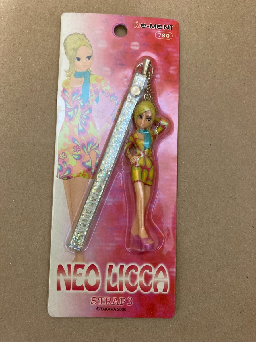 TAKARA Neo Licca Strap 3 Retro Keychain Re-Ment Licca-chan Neo