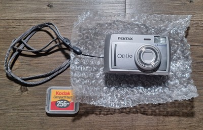 Pentax Digital Camera Optio 33L 3.2MP Silver Flip Screen Tested | eBay