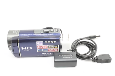 Sony HDR-CX180 Handycam HD Video Camera Camcorder Blue 30x Zoom