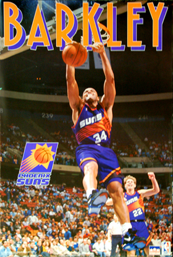CHARLES BARKLEY BREAKAWAY SLAM c.1993 Phoenix Suns Vintage