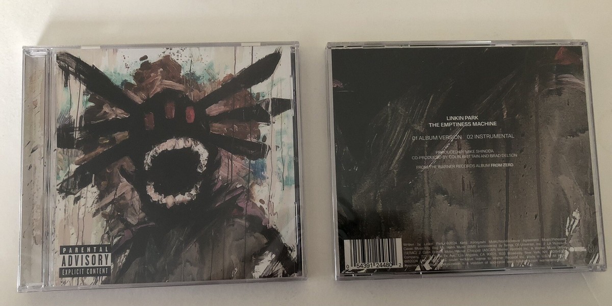 Linkin Park The Emptiness Machine CD Single 2024 Zero World Tour