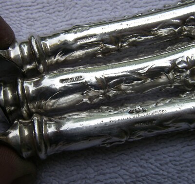 Reed & Barton LES CINQ FLEURS (1900) Sterling DINNER KNIFE-9 7/8