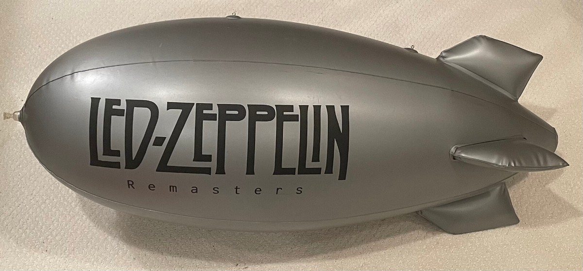 Led Zeppelin Remasters 1990 German Blimp and Promo Display - RARE