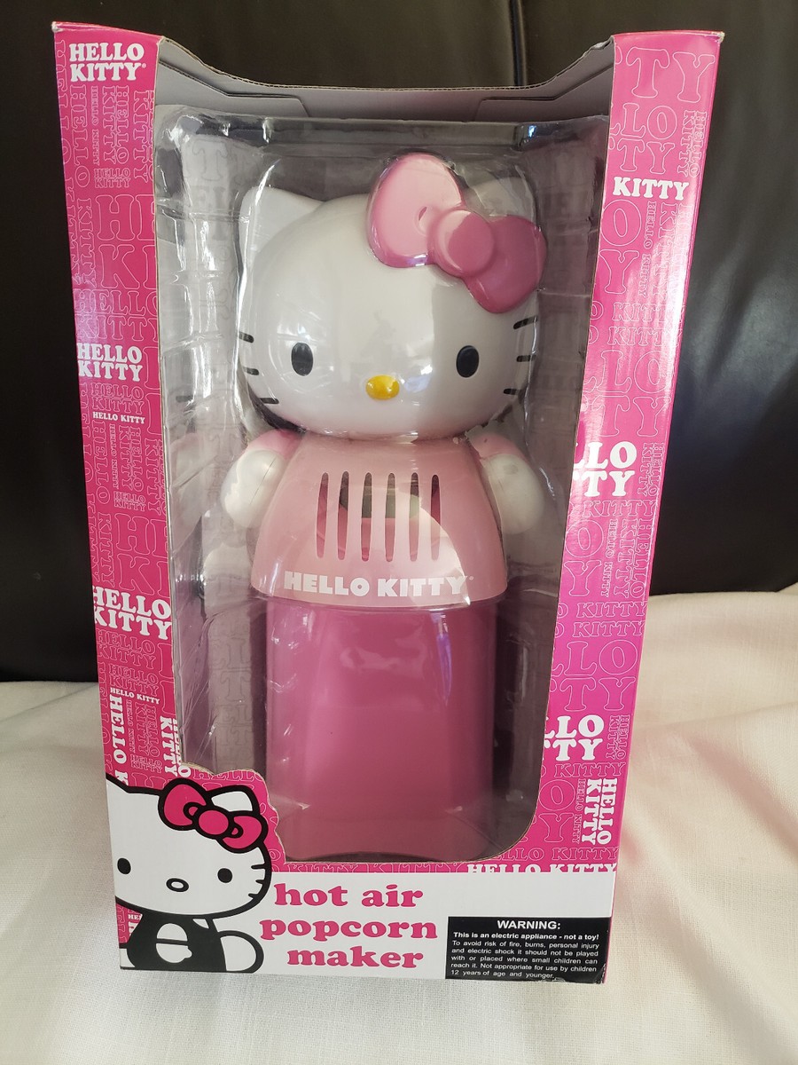 NIB Sanrio HELLO KITTY Electric Hot Air Popcorn Maker 2012 w/Pink