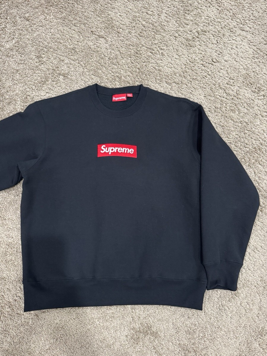Size Medium - Supreme Box Logo Crewneck FW22 “Black” ✓New And