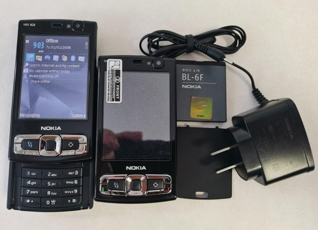 Nokia N95 8GB - 8 GB - Black (Unlocked) for sale online | eBay