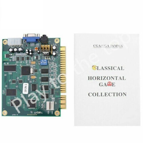Arcade JAMMA Video Game PCB 19 in 1 Horizontal Multicade Multigame