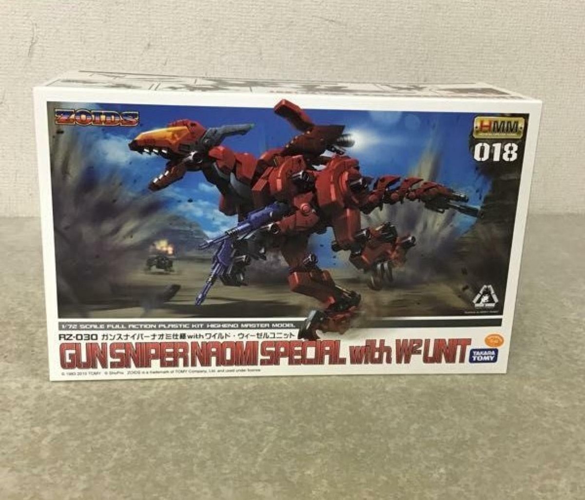 ZOIDS Gun Sniper Naomi Custom with Wild Wiesel unit 1/72 RZ-030