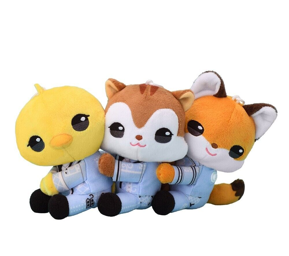 SHINee MINHO KEY TAEMIN ANIMAL COORDY Mini Plush Doll 13cm Set of