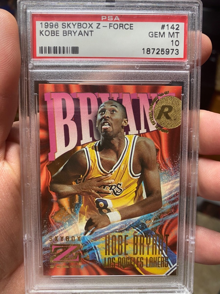 PSA 10 SKYBOX Z-FORCE KOBE BRYANT ROOKIE 1996 TOUGH NOT EASY